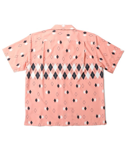 Beautiful Harmony（ビューティフルハーモニー）の「アロハシャツ(ARGYLE)（シャツ/ブラウス・メンズ・ホワイト/ブラック/ピンク・MEDIUM/X-LARGE/XX-LARGE/LARGE）」の6枚目の写真