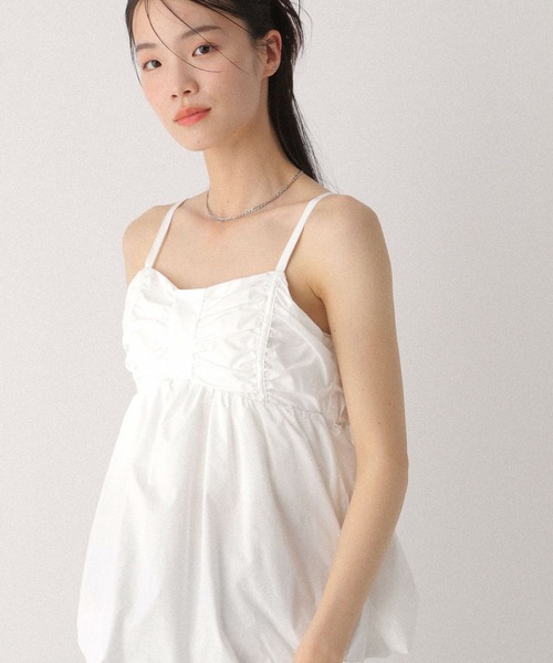 Heather(ヘザー)の「ナイロンバルーンキャミ 496855(シャツ/ブラウス・レディース・ホワイト/ブラック/ブルー・FREE)」の11枚目の写真