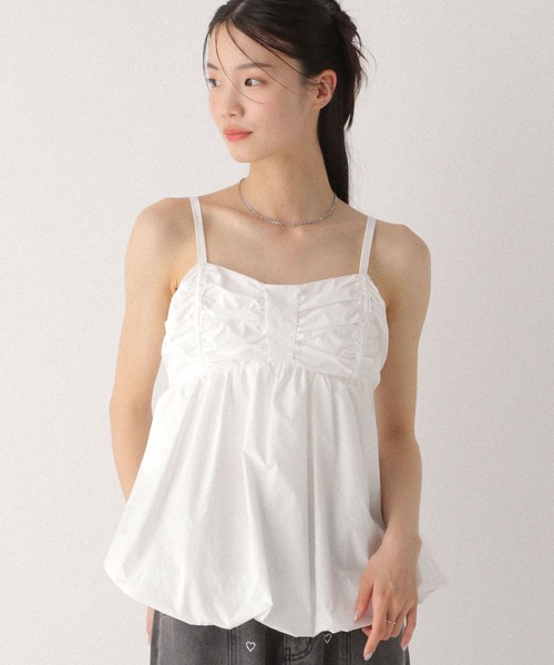 Heather(ヘザー)の「ナイロンバルーンキャミ 496855(シャツ/ブラウス・レディース・ホワイト/ブラック/ブルー・FREE)」の10枚目の写真