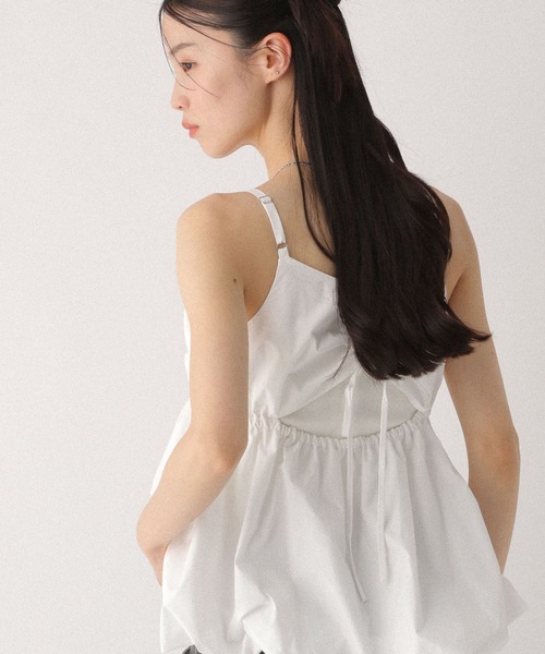 Heather(ヘザー)の「ナイロンバルーンキャミ 496855(シャツ/ブラウス・レディース・ホワイト/ブラック/ブルー・FREE)」の9枚目の写真