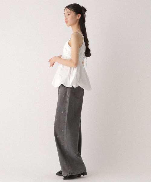 Heather(ヘザー)の「ナイロンバルーンキャミ 496855(シャツ/ブラウス・レディース・ホワイト/ブラック/ブルー・FREE)」の7枚目の写真