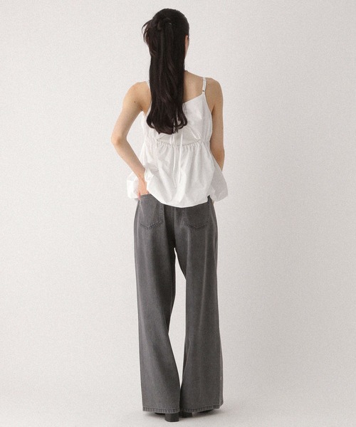 Heather(ヘザー)の「ナイロンバルーンキャミ 496855(シャツ/ブラウス・レディース・ホワイト/ブラック/ブルー・FREE)」の6枚目の写真