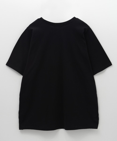 NAVY(ネイビー)の「nAvy 裾ボタンオーバーTシャツ(Tシャツ/カットソー・レディース・ベージュ/オフホワイト/ブラック・M/L)」の16枚目の写真
