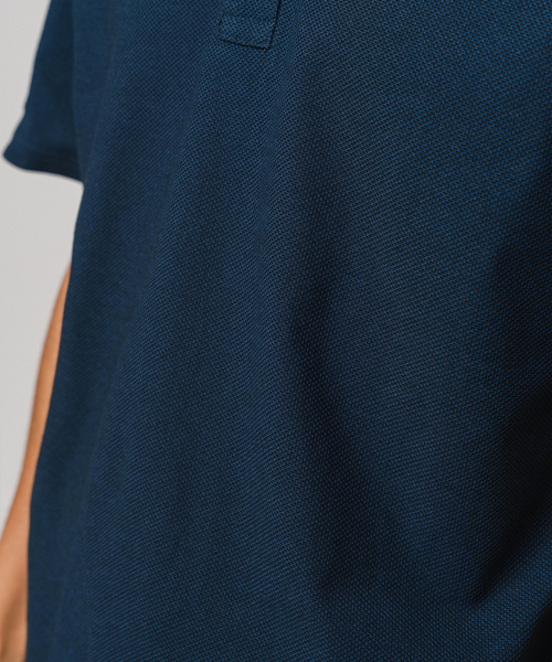 EDIFICE（エディフィス）の「"吸水速乾機能"ALBINI オープン ポロシャツ（ポロシャツ・メンズ・ブルー/チョコ/ネイビー/ブラック系その他/ブラック・SMALL/MEDIUM/LARGE）」の16枚目の写真