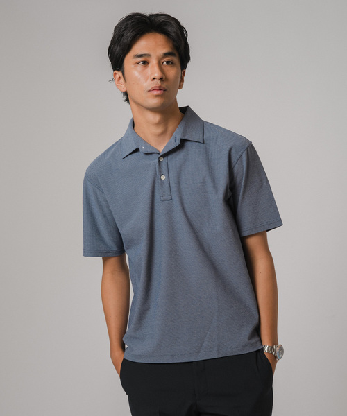 セール】'吸水速乾機能'ALBINI オープン ポロシャツ（ポロシャツ