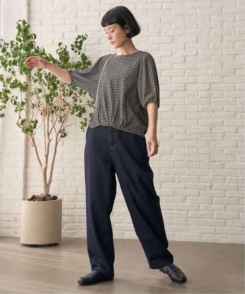 LBC(エルビーシー)の「楊柳Tブラウス(Tシャツ/カットソー・レディース・グレー/スカイブルー/その他31/ブラック・M)」の10枚目の写真