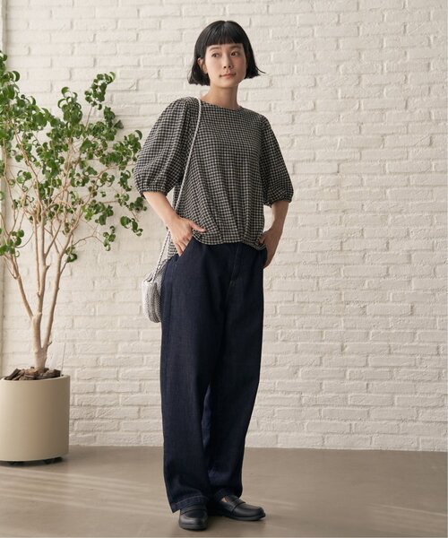 LBC(エルビーシー)の「楊柳Tブラウス(Tシャツ/カットソー・レディース・グレー/スカイブルー/その他31/ブラック・M)」の11枚目の写真