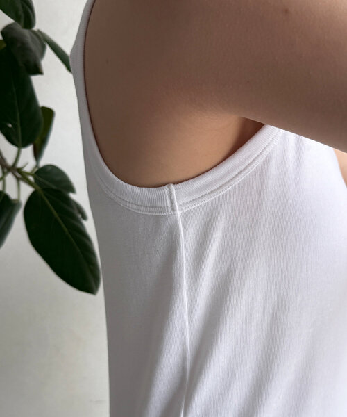 DouDou（ドゥドゥ）の「フリルキャミセット（Tシャツ/カットソー・レディース・ベージュ/グレー・FREE）」の22枚目の写真