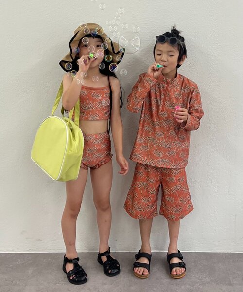 CIAOPANICTYPY 水着 ラッシュガード セール】【WEB限定】【KIDS】ハーフZIPラッシュガード（ラッシュ