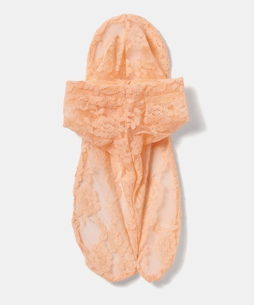 tutuanna（チュチュアンナ）の「足底綿フラワー柄レース足袋ソックス13cm丈（ソックス/靴下・レディース・オレンジ/イエロー/ベビーピンク/ホワイト/ブルー系その他/ラベンダー/ミント/ブラック・M）」の8枚目の写真