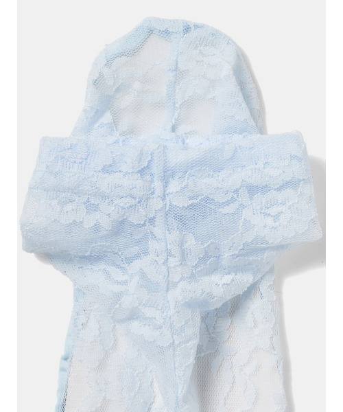 tutuanna（チュチュアンナ）の「足底綿フラワー柄レース足袋ソックス13cm丈（ソックス/靴下・レディース・オレンジ/イエロー/ベビーピンク/ホワイト/ブルー系その他/ラベンダー/ミント/ブラック・M）」の15枚目の写真