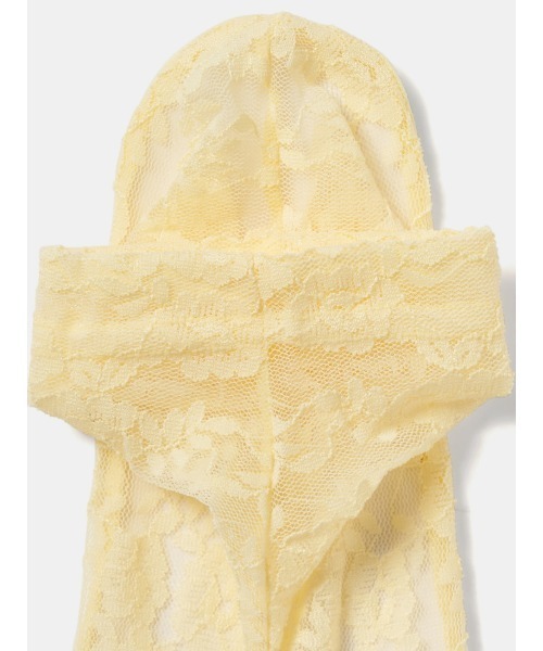 tutuanna（チュチュアンナ）の「足底綿フラワー柄レース足袋ソックス13cm丈（ソックス/靴下・レディース・オレンジ/イエロー/ベビーピンク/ホワイト/ブルー系その他/ラベンダー/ミント/ブラック・M）」の17枚目の写真