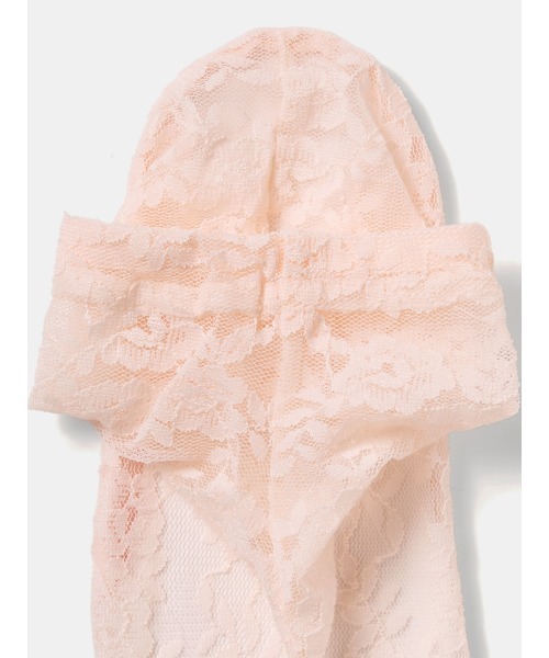 tutuanna（チュチュアンナ）の「足底綿フラワー柄レース足袋ソックス13cm丈（ソックス/靴下・レディース・オレンジ/イエロー/ベビーピンク/ホワイト/ブルー系その他/ラベンダー/ミント/ブラック・M）」の9枚目の写真