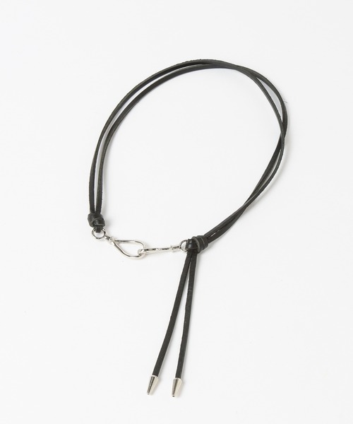 HARE（ハレ）の「【MADE IN JAPAN】レザーフックショートネックレス(HARE)（ネックレス・メンズ・ブラック・FREE）」の7枚目の写真