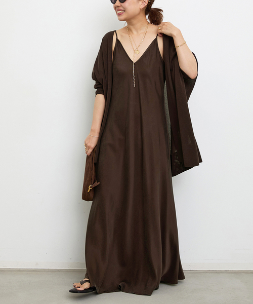 ドゥーズィエムクラス Pan DEEP V KNT DRESS ニットワンピース ドゥーズィエムクラス Pan DEEP V KNT DRESS ニットワンピース