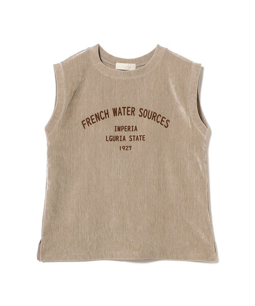 B:MING by BEAMS(ビーミングバイビームス)の「ベロア フロッキー プリント Tシャツ(Tシャツ/カットソー・レディース・チャコールグレー/ブラウン系その他/ブルー系その他・ONE SIZE)」の5枚目の写真