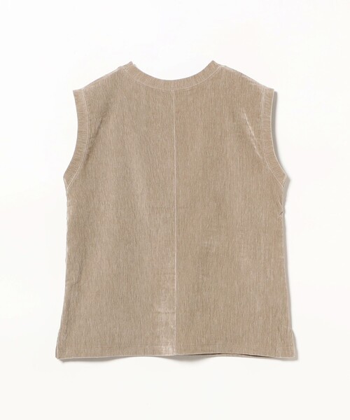 B:MING by BEAMS(ビーミングバイビームス)の「ベロア フロッキー プリント Tシャツ(Tシャツ/カットソー・レディース・チャコールグレー/ブラウン系その他/ブルー系その他・ONE SIZE)」の6枚目の写真