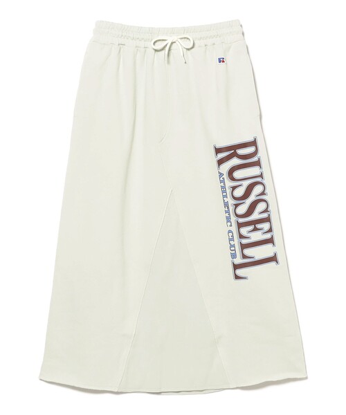 Russell Athletic（ラッセルアスレティック）の「RUSSELL ATHLETIC / スウェット マキシ スカート（スカート・レディース・ライトグレー/ホワイト系その他7・SMALL/MEDIUM）」の7枚目の写真