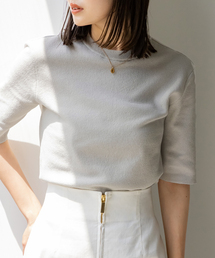 Noble - 新品 ノーブル NOBLE ロングスリーブシアー ニット プルオーバー Noble（ノーブル）の「ルーズロングスリーブシアーニットプル