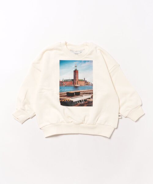 う*。様 MINI RODINI 犬イラスト トレーナー　5-7y LAST ONE【40%off】mini rodini（ミニロディーニ）／Dog sp