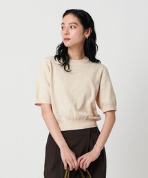 【美品・未使用品】UNITEDARROWS 半袖ニットトップス UNITED ARROWS 「UNITED ARROWS」 半袖ニット - グレー