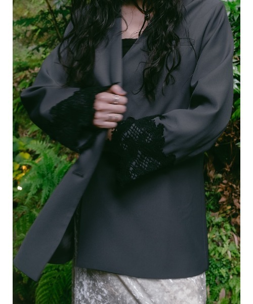 sahara（サハラ）の「Lace Cuff Over Jacket /レースカフオーバー