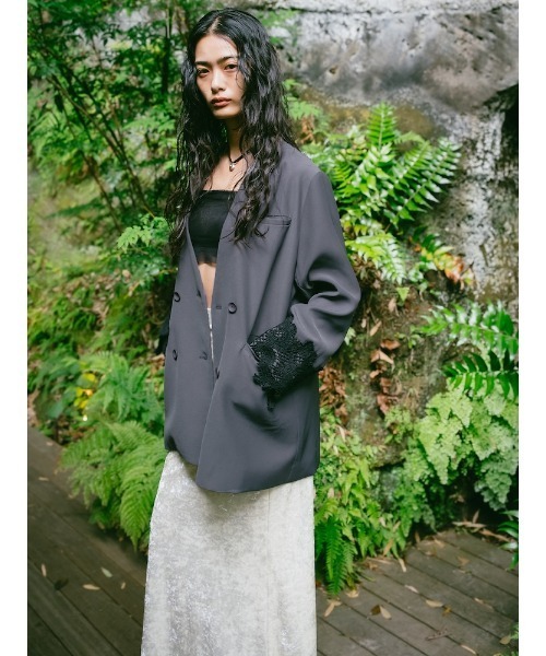 sahara（サハラ）の「Lace Cuff Over Jacket /レースカフオーバー