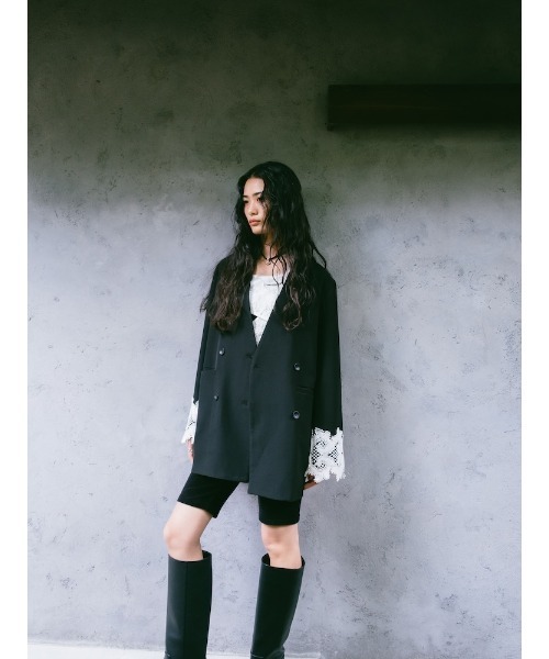 sahara（サハラ）の「Lace Cuff Over Jacket /レースカフオーバー