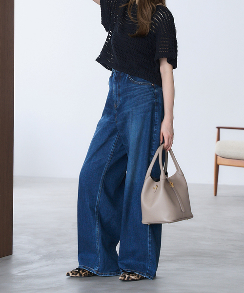 VIOLAd'ORO(ヴィオラドーロ)の「VIOLAd’ORO/ヴィオラドーロ TRERO BELT BAG(ハンドバッグ・レディース・ベージュ/ブラック・FREE)」の8枚目の写真