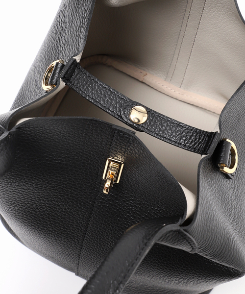 VIOLAd'ORO(ヴィオラドーロ)の「VIOLAd’ORO/ヴィオラドーロ TRERO BELT BAG(ハンドバッグ・レディース・ベージュ/ブラック・FREE)」の16枚目の写真