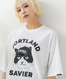 SAVIER（サビアー）の「【SAVIER/サビアー】アニマルプリント オーバーサイズ Tシャツ（Tシャツ/カットソー・メンズ）」