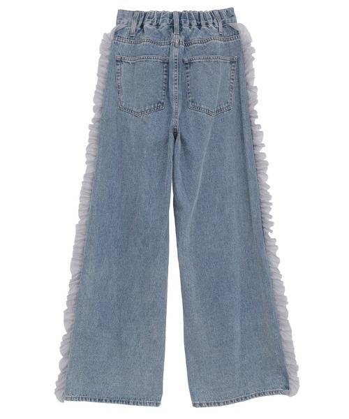 earth music&ecology(アースミュージックアンドエコロジー)の「サイドチュールデニムパンツ(デニムパンツ・レディース・ブラック/インディゴブルー・S/M)」の21枚目の写真