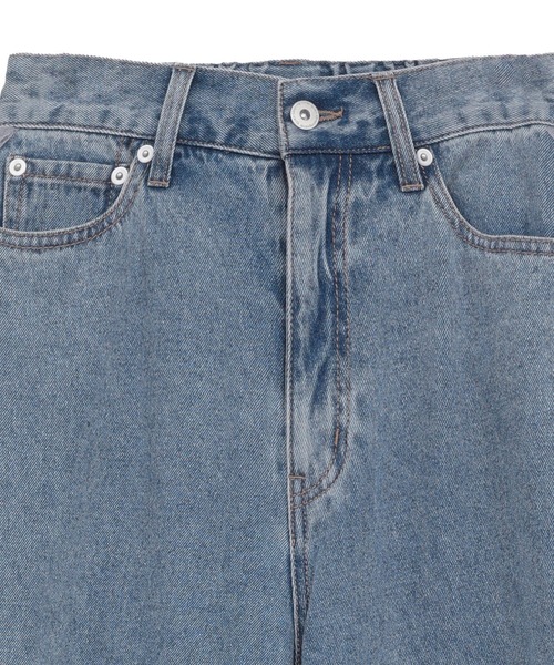 earth music&ecology(アースミュージックアンドエコロジー)の「サイドチュールデニムパンツ(デニムパンツ・レディース・ブラック/インディゴブルー・S/M)」の22枚目の写真