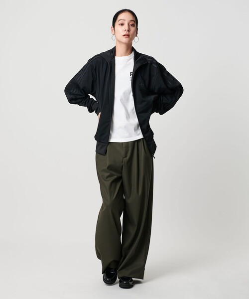 adidas Originals（アディダスオリジナルス）の「＜adidas Originals＞ファイヤーバードトラックトップ（ジャージ・レディース・ネイビー/ブラック・S/XS）」の9枚目の写真