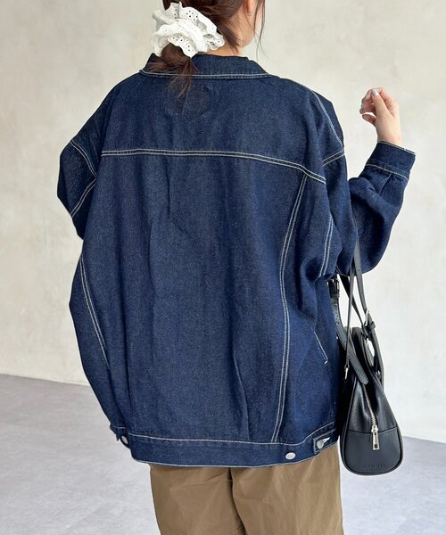 セール】オーバーサイズデニムジャケット（デニムジャケット）｜CPCM