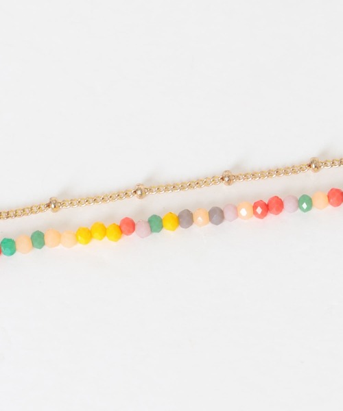 SMELLY（スメリー）の「カラービーズ2セットネックレス（ネックレス・レディース・グリーン系その他/オレンジ系その他・-）」の19枚目の写真