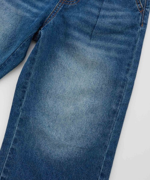 Ocean&Ground(オーシャン&グラウンド)の「タックバギーストレートデニムパンツ(デニムパンツ・キッズ・ダークインディゴブルー/ブラック・140/130/120/110/100/90)」の11枚目の写真