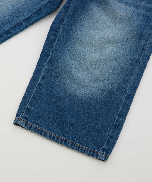 Ocean&Ground(オーシャン&グラウンド)の「タックバギーストレートデニムパンツ(デニムパンツ・キッズ・ダークインディゴブルー/ブラック・140/130/120/110/100/90)」の12枚目の写真