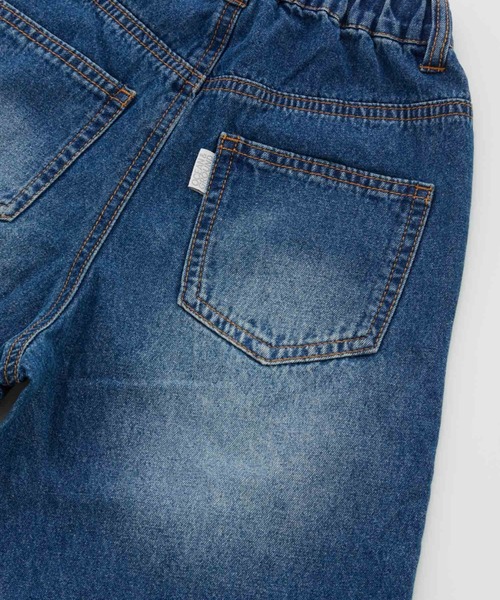 Ocean&Ground(オーシャン&グラウンド)の「タックバギーストレートデニムパンツ(デニムパンツ・キッズ・ダークインディゴブルー/ブラック・140/130/120/110/100/90)」の14枚目の写真