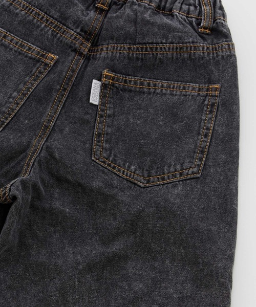 Ocean&Ground(オーシャン&グラウンド)の「タックバギーストレートデニムパンツ(デニムパンツ・キッズ・ダークインディゴブルー/ブラック・140/130/120/110/100/90)」の15枚目の写真