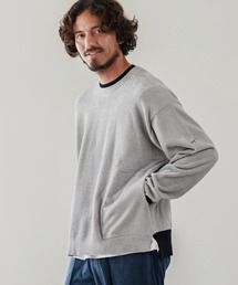 CALL&RESPONSE（コールアンドレスポンス）の「mn3143-シャギー-配色PO-サイセンタク プルオーバー（ニット/セーター）」