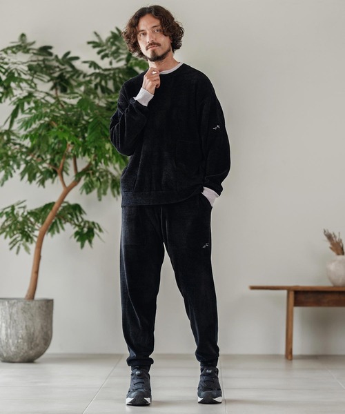 CALL&RESPONSE（コールアンドレスポンス）の「mn3143-シャギー-配色PO-サイセンタク プルオーバー（ニット/セーター・メンズ・ブラック/グレー・2/4/5）」の6枚目の写真