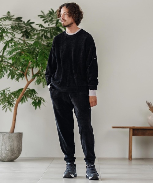 CALL&RESPONSE（コールアンドレスポンス）の「mn3143-シャギー-配色PO-サイセンタク プルオーバー（ニット/セーター・メンズ・ブラック/グレー・2/4/5）」の7枚目の写真