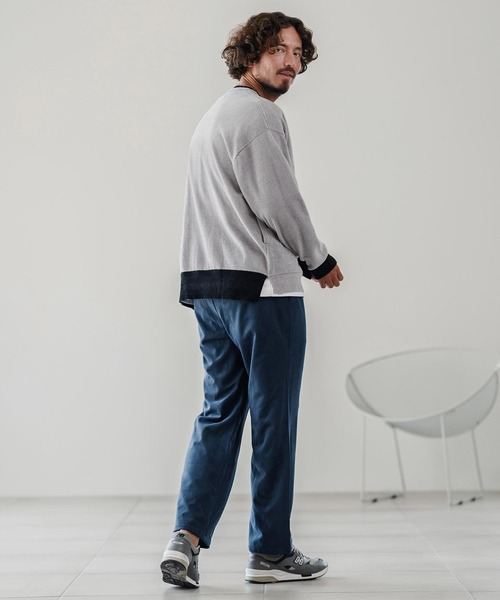 CALL&RESPONSE（コールアンドレスポンス）の「mn3143-シャギー-配色PO-サイセンタク プルオーバー（ニット/セーター・メンズ・ブラック/グレー・2/4/5）」の14枚目の写真