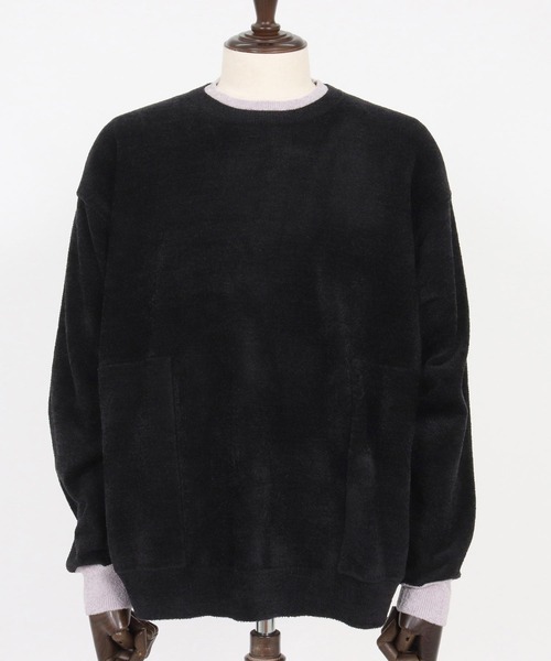 CALL&RESPONSE（コールアンドレスポンス）の「mn3143-シャギー-配色PO-サイセンタク プルオーバー（ニット/セーター・メンズ・ブラック/グレー・2/4/5）」の17枚目の写真