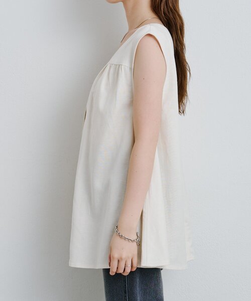 Kastane（カスタネ）の「*【前後2WAY】B 編み上げベスト（ベスト・レディース・ネイビー/アイボリー・FREE）」の20枚目の写真