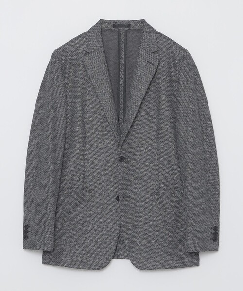 BLACK LABEL CRESTBRIDGE（ブラックレーベル・クレストブリッジ）の「【一部店舗限定】メランジカルゼカーディガンジャケット（テーラードジャケット・メンズ・ライトグレー/ネイビー・XL/L/M）」の10枚目の写真