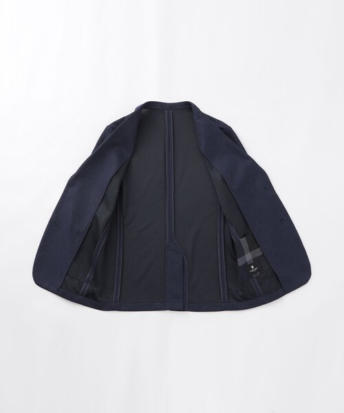 BLACK LABEL CRESTBRIDGE（ブラックレーベル・クレストブリッジ）の「【一部店舗限定】メランジカルゼカーディガンジャケット（テーラードジャケット・メンズ・ライトグレー/ネイビー・XL/L/M）」の16枚目の写真