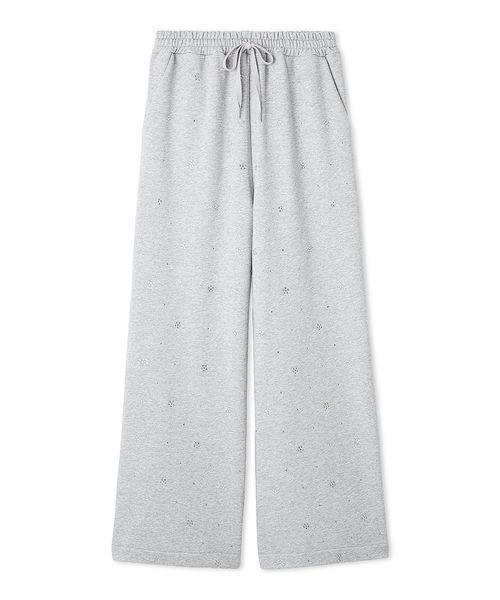 FURFUR（ファーファー）の「【限定カラー】ビジュー付きスウェットパンツ（スウェットパンツ・レディース・オフホワイト/グレー/ブラック/ピンク・F）」の8枚目の写真