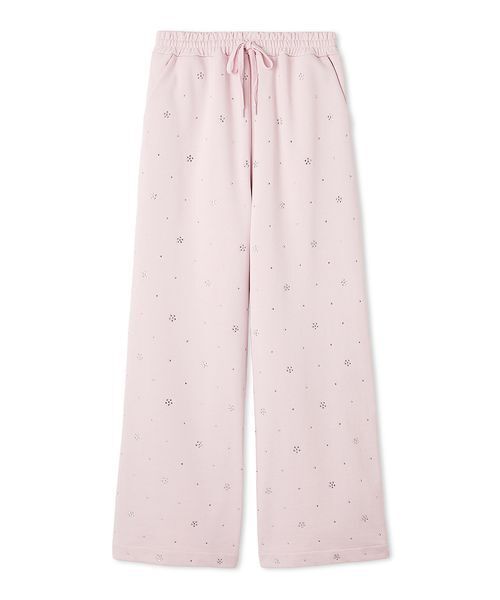 FURFUR（ファーファー）の「【限定カラー】ビジュー付きスウェットパンツ（スウェットパンツ・レディース・オフホワイト/グレー/ブラック/ピンク・F）」の9枚目の写真